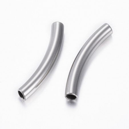 Tubes Arrondi En Acier Inoxydable 35x5x4mm (x1)