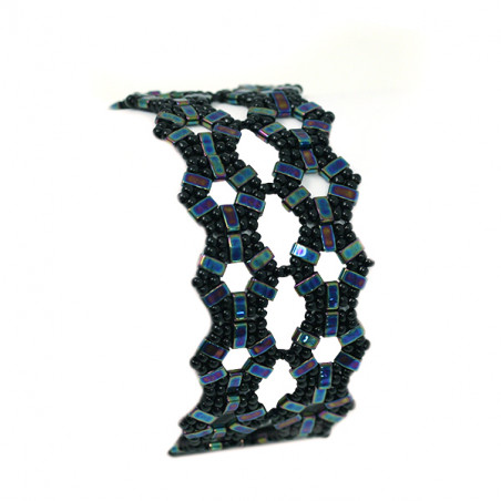 Kit Bracelet NIKKO Half Tila Bleu Iris (X1) 