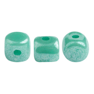 Perles Minos® Par Puca® Opaque Green Turquoise Luster (x5gr) 