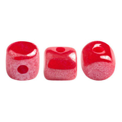 Perles Minos® Par Puca® Opaque Coral Red Luster (x5gr) 