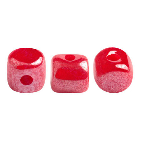 Perles Minos® Par Puca® Opaque Coral Red Luster (x5gr) 