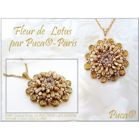 Schéma Pendentif "Fleur de Lotus" par Puca®  
