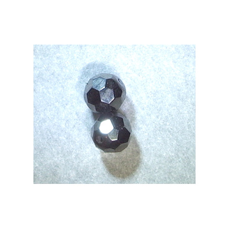 Ronde Hématite Aimantée Facettée 8mm(x1)