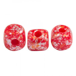 Perles Minos® Par Puca® Opaque Coral Red Tweedy (x5gr)
