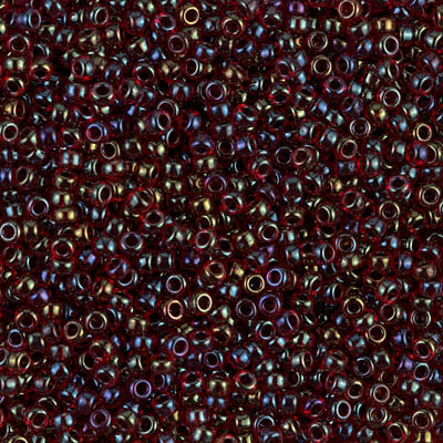 R11-367 Rocailles 11/0 Garnet Lined Ruby AB (x10gr) R11-367 Rocailles 11/0 Garnet Lined Ruby AB (x10gr)