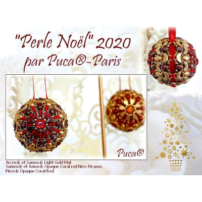 Kit Perle Noël Or Mat et Red par Puca   
