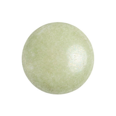 Cabochon Verre 18mm Opaque Light Green Ceramic Look (X1)