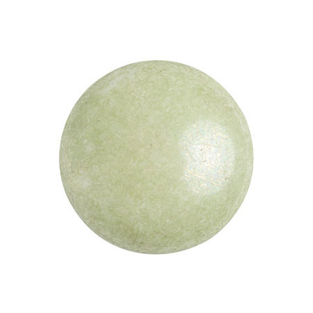 Cabochon Verre 18mm Opaque Light Green Ceramic Look (X1)