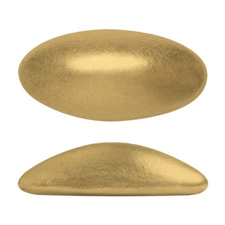 ATHOS PAR PUCA® CABOCHON OVAL 20X10 MM - LIGHT GOLD MAT (X1) 