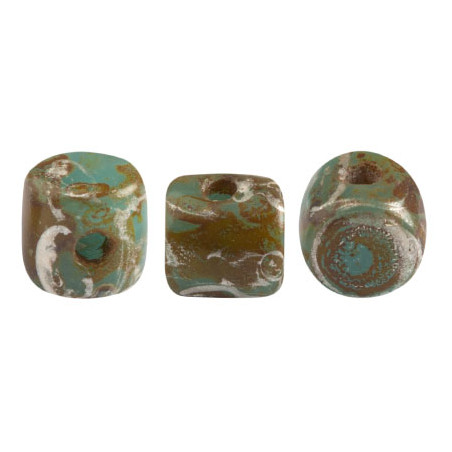 Perles Minos® Par Puca® Opaque Aqua New Picasso (x5gr) 