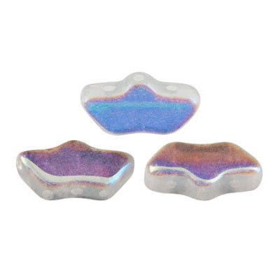 Perles Delos® 6x11mm Crystal Ab par Puca® (5gr) Perles Delos® 6x11mm Crystal Ab par Puca® (5gr)
