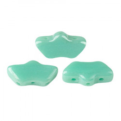 Perles Delos® 6x11mm Opaque Green Turquoise par Puca® (5gr) 