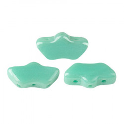 Perles Delos® 6x11mm Opaque Green Turquoise par Puca® (5gr) 