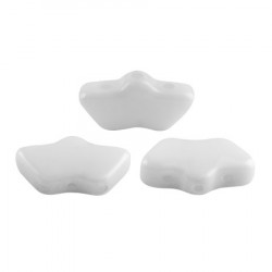 Perles Delos® 6x11mm Opaque White par Puca® (5gr) 