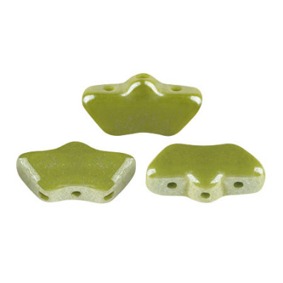 Perles Delos® 6x11mm Opaque Green Luster par Puca® (5gr) Perles Delos® 6x11mm Opaque Green Luster par Puca® (5gr)