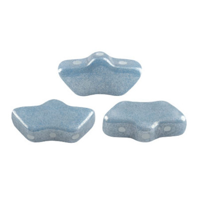 Perles Delos® 6x11mm Opaque Blue Ceramic par Puca® (5gr) 