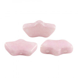 Perles Delos® 6x11mm Opaque Light Rose Ceramic par Puca® (5gr) 