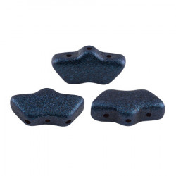 Perles Delos® 6x11mm Metallic Mat Dark Blue par Puca® (5gr)  