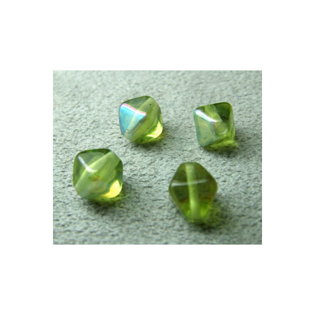 Pyramide 6mm Olivine AB (x20)