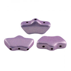 Perles Delos® 6x11mm Metallic Mat Purple par Puca® (5gr)  