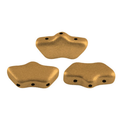 Perles Delos® 6x11mm Bronze Gold Mat par Puca® (5gr)  