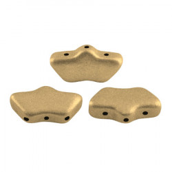 Perles Delos® 6x11mm Light Gold Mat par Puca® (5gr) 