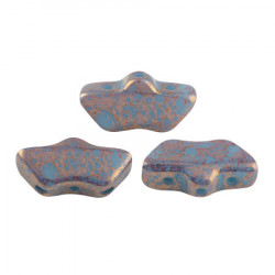 Perles Delos® 6x11mm Aqua Bronze par Puca® (5gr) 