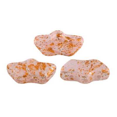 Perles Delos® 6x11mm Light Rose Opal Tweedy par Puca® (5gr) 