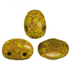  Perles Samos® par Puca® 5x7mm Opaque Green Bronze (x5gr)  