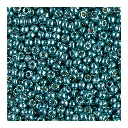 R8-4217 Rocailles 8/0 Dk Sea Foam Galvanized Duracoat (x10gr) 
