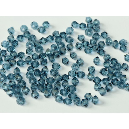 Perles Toupies 4mm Préciosa Montana (X20) 