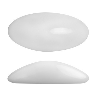 ATHOS PAR PUCA® CABOCHON OVAL 20X10 MM - OPAQUE WHITE (X1) ATHOS PAR PUCA® CABOCHON OVAL 20X10 MM - OPAQUE WHITE (X1)