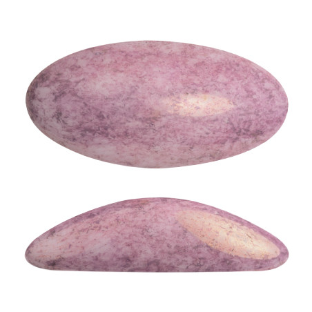 ATHOS PAR PUCA® CABOCHON OVAL 20X10 MM - OPAQUE LIGHT ROSE CERAMIC LOOK (X1)
