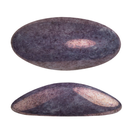 ATHOS PAR PUCA® CABOCHON OVAL 20X10 MM - OPAQUE MIX AMETHYST GOLD CERAMIC LOOK (X1) 