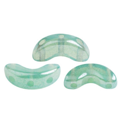Perles Arcos® Par Puca® Blue Green Opal Luster (5gr)  