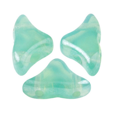 Perles Hélios® par Puca® 5x7mm Blue Green Opal Luster (x5gr) 