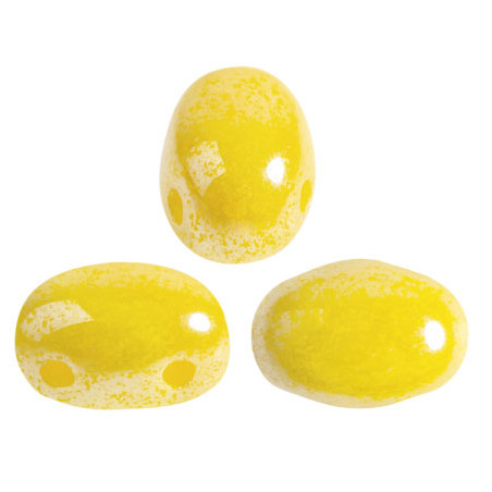  Perles Samos® par Puca® 5x7mm Opaque Jonquil Luster(x5gr)