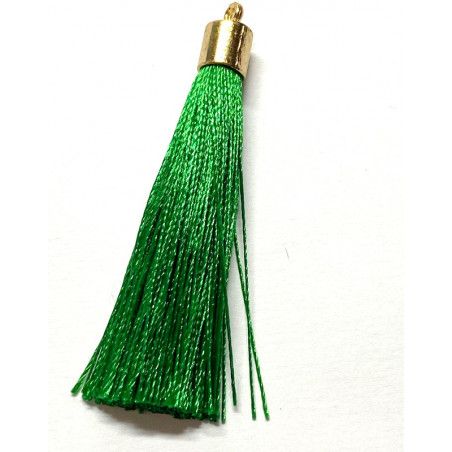 Pompon Gold Soie Sapin 80mm (X1)  