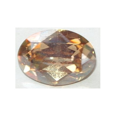 Cabochon oval 4120 8x6mm Crystal Golden Schadow F (x1)