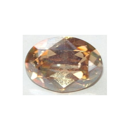 Cabochon oval 4120 8x6mm Crystal Golden Schadow F (x1)