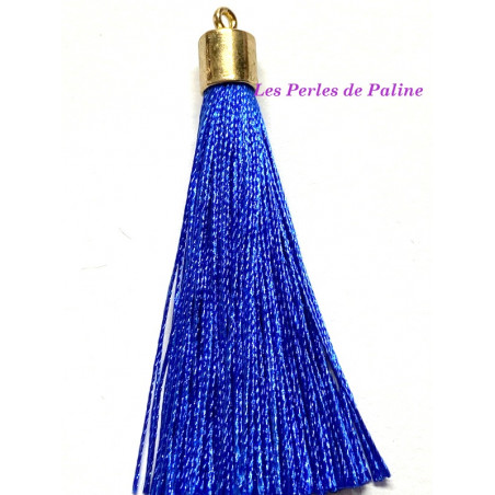 Pompon Gold Soie Saphir 80mm (X1) 