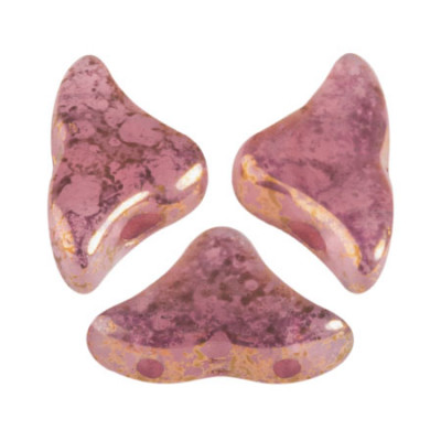 Perles Hélios® par Puca® 5x7mm Rose Opal Bronze (x5gr)
