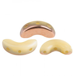 Perles Arcos® Par Puca® Opaque Beige Capri Gold (5gr)