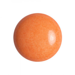 Cabochon Verre 18mm Apricot  (X1)