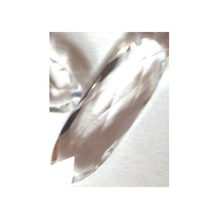 Cabochon baguette 4161 15x5mm Crystal UF (x1)