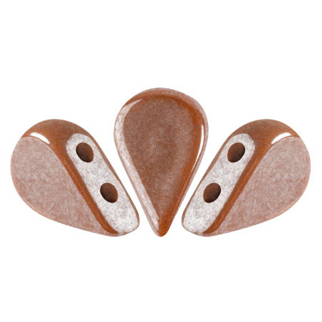 Perles Amos® par Puca® 5x8mm Opaque Choco Luster (5gr)