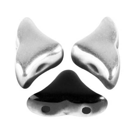 Perles Hélios® par Puca® 5x7mm Jet Silver (5gr)