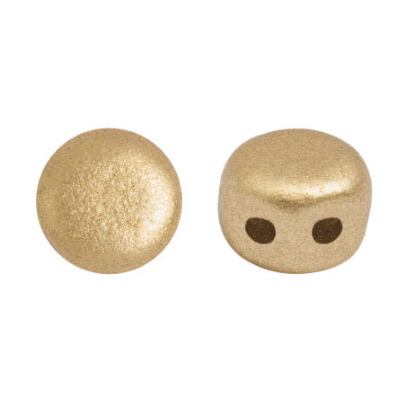 Perles Kalos® par Puca® 4x3mm Light Gold Mat (x5gr)