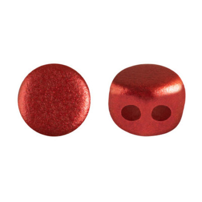 Perles Kalos® par Puca® 4x3mm Red Metallic Mat (x5gr)