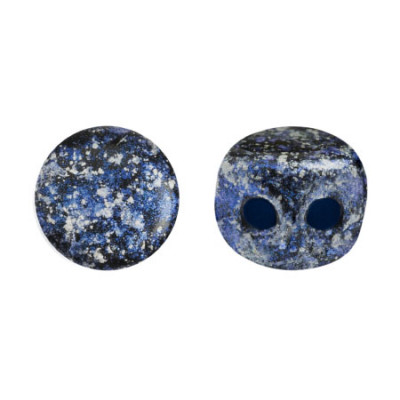 Perles Kalos® par Puca® 4x3mm Tweedy Blue (x5gr) 